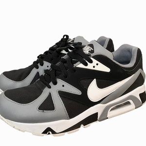 Nike Air Structure Triax 91 Shoes Black Smoke Grey White DB1549-001 Mens Size 11